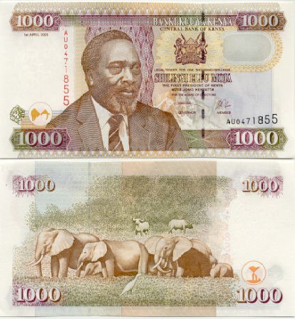 kenya notes money 1000 bank shilling banknotes shillings kenyan currency ke fotos ambassador earn brand transfer service salvar