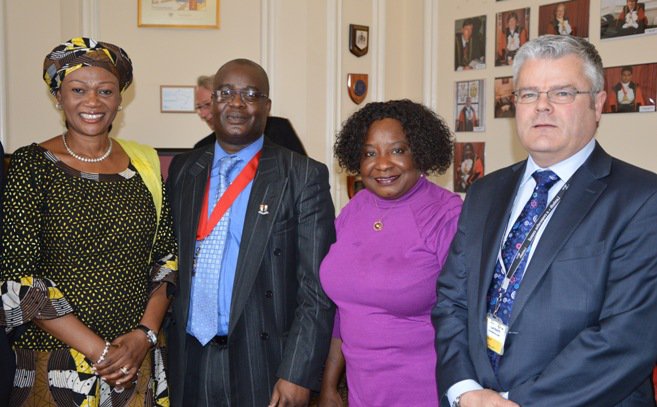 Senator Oluremi Tinubu; Cllr Adedamola Aminu; Cllr Tina Valcracel; and Cllr Paul Mcglone