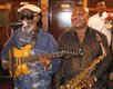 Fatai Rolling Dollar with musician Segun Vibes