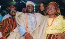 The Groom - Barrister Boonyameen Babajide Lawal with his parents - Ambassador O.K &amp; A.B. Lawal
