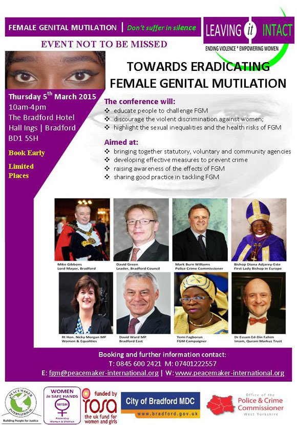 Female Genital Mutilation Bradford conference