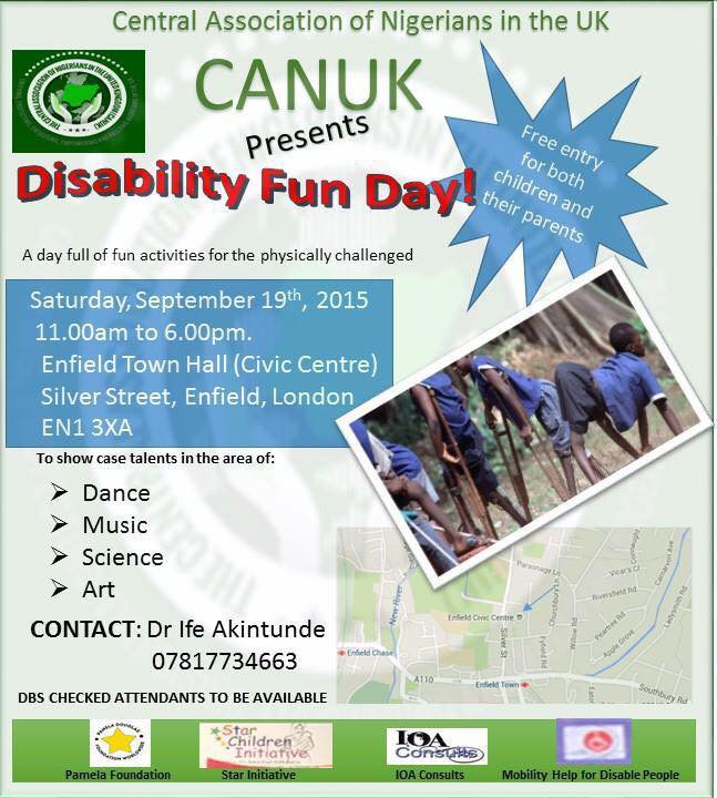 CANUK Disability Day 2015 flyer