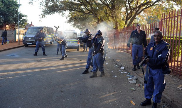 Roodepoort Primary School protests