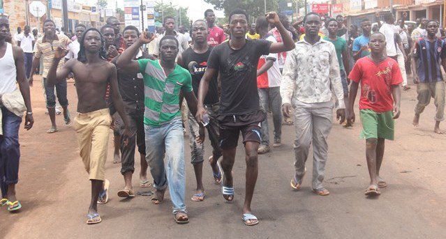 Despite clear display of their peaceful intent, soldiers opened fire on protesters in Burkina Faso without warning