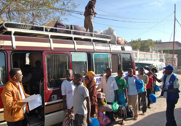 IOM helps survivors of last January's boat tragedy in Somalia return home to Ethiopia.