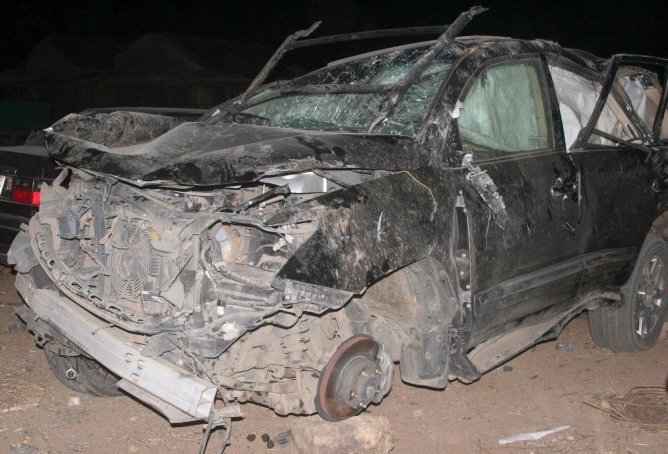 James Ocholi car crash