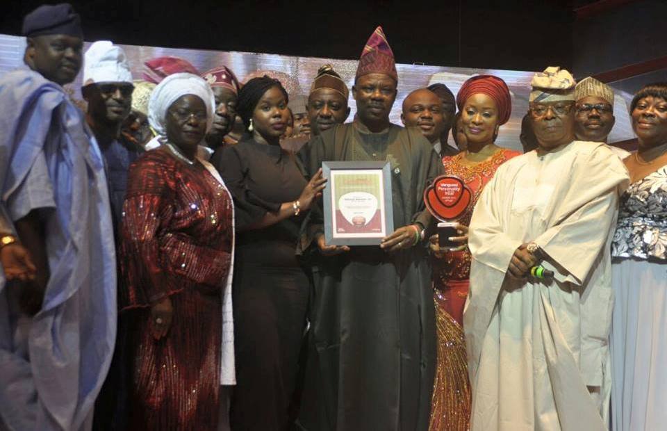 Ogun State cabinet members celebrating with Amosun