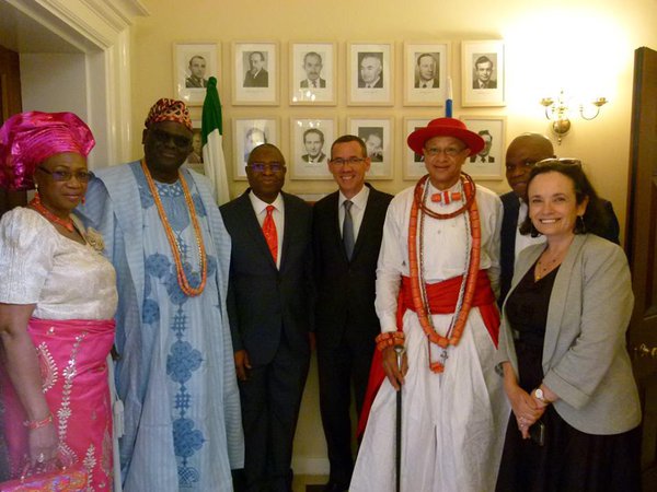 Guests of the Israel Embassy including Pastor Tunji Adebayo (2nd from right)