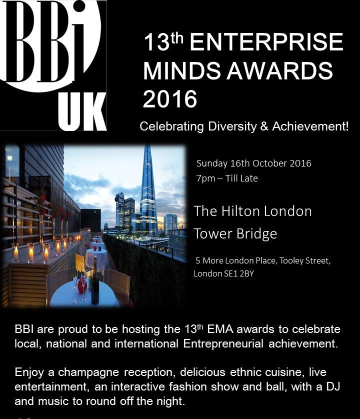 Enterprise Minds Awards (EMA) 2016 flyer
