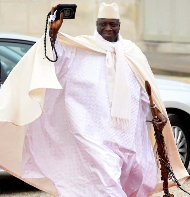 Yahya Jammeh relinquishes power