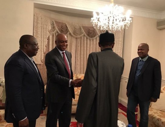 Lawmakers Saraki, Dogara and Lawan visit Buhari in London