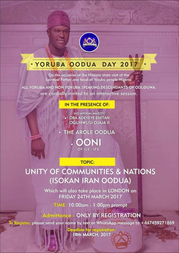 Yoruba Oodua Day 2017