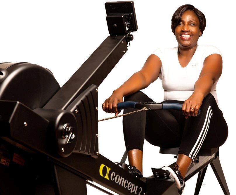 Rev Ajayi - exercising with a smile
