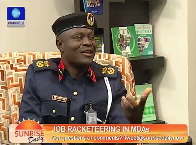Mr Obafaiye Shem - Lagos State Commandant of the Nigeria Security and Civil Defence Corps.