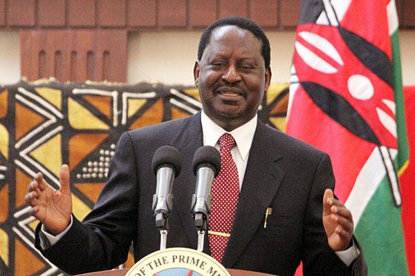 Kenya's Prime Minister Raila Odinga