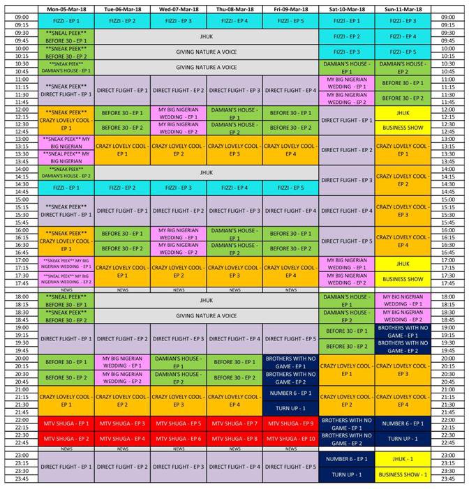 Yanga Schedule Week Launch