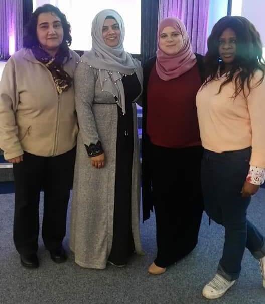 From left Marzia Babarkhalil, Hafizan Zaman, Amna Abdullatif and Chantelle Tindall