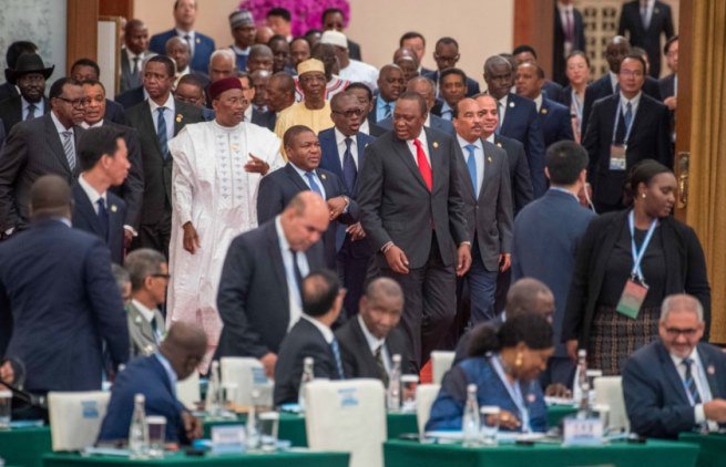 African presidents at China-Africa summit 2018