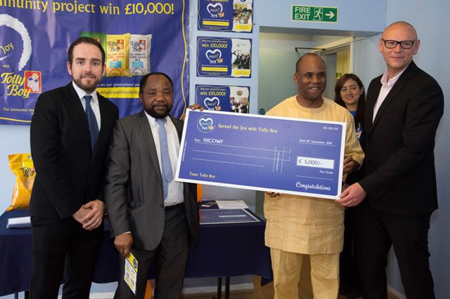 Nigerian Community in Waltham Forest, first runner-up receiving a prize of £5,000