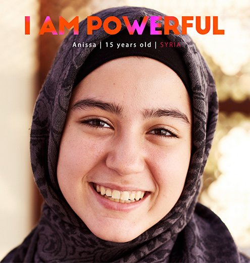 Anissa, 15, is a Syrian refugee in Egypt. FGM is not traditionally practiced in Syria, but some refugees have adopted the practice. Anissa works with the youth group Y-Peer to help end FGM.