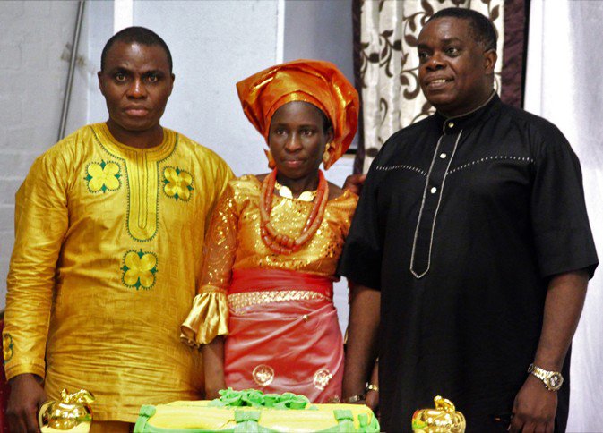 Mr Femi Okutubo poses with Mr & Mrs Olubanjo b.jpg