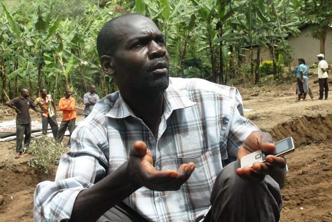 Fred Wesonga speaking to IRIN