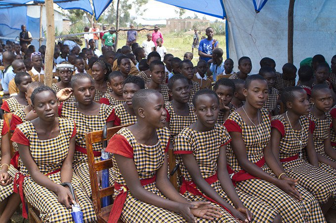 Girls in Tanzania’s Mara region participate in an alternative rites of passage camp at the UNFPA-supported Masanga Centre