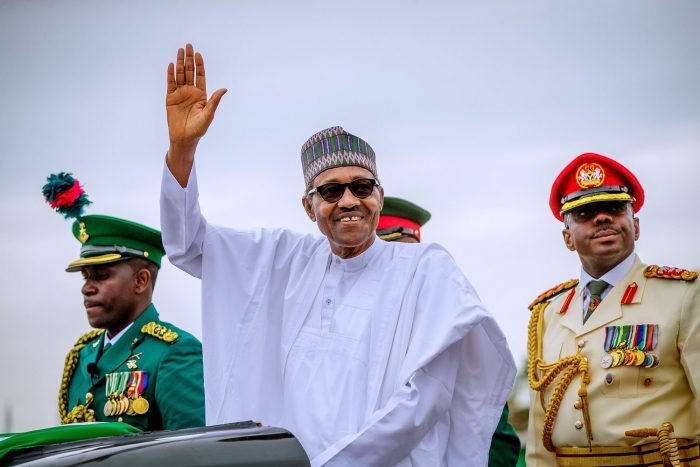 Buhari at his 2nd Inauguration as President of Nigeria