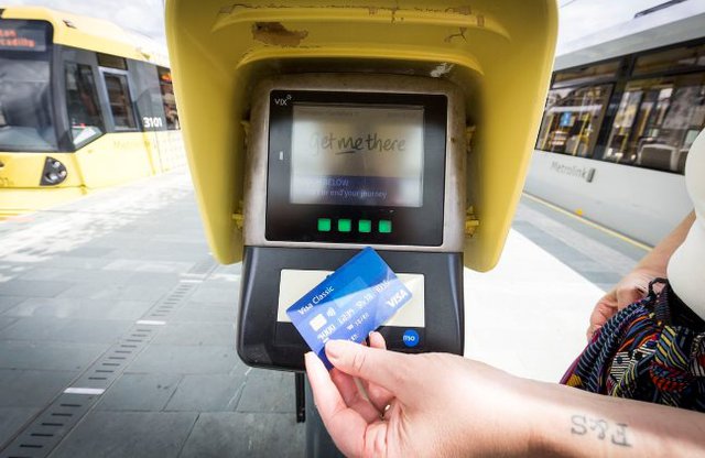 Contactless on Manchester Metrorail