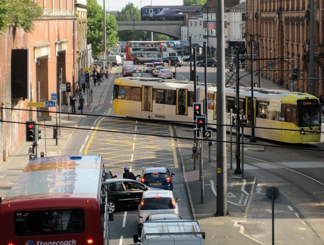 Manchester Bus Train Tram