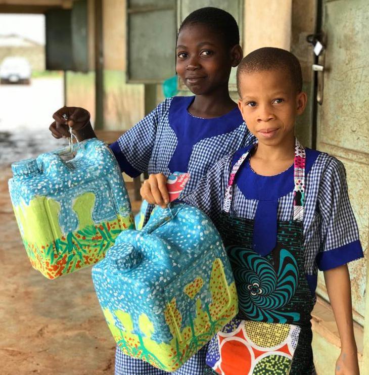 Nigerian School Children's Artworks On Display In London - Trumpet 