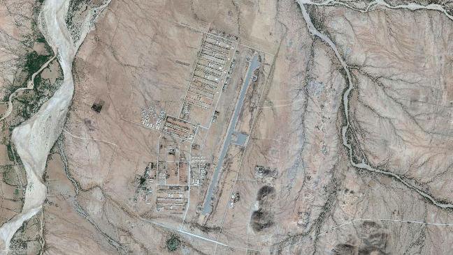 Satellite imagery of the Sawa Military Camp, including the Warsai Yikealo Secondary School