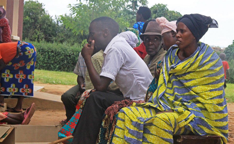 Patients at Nakivale refugee health centre in Uganda. Photo - IRIN  Samuel Okiror