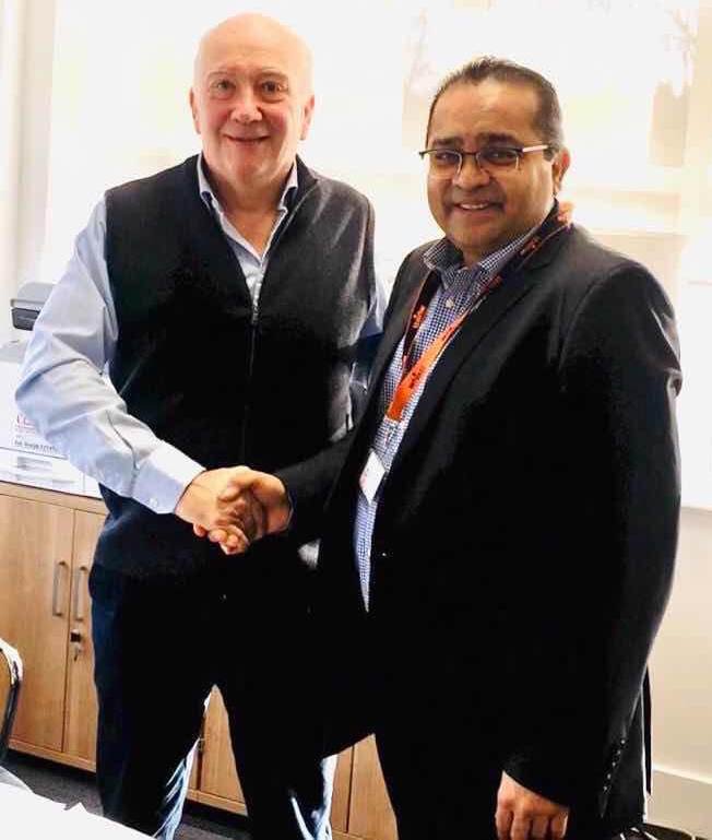 Nick Wells - CEO of Whistl and Atul Bhakta - CEO of One World Express Group
