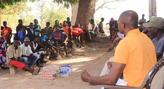 Survivors, families and community members gathered for a series of psychosocial support activities
