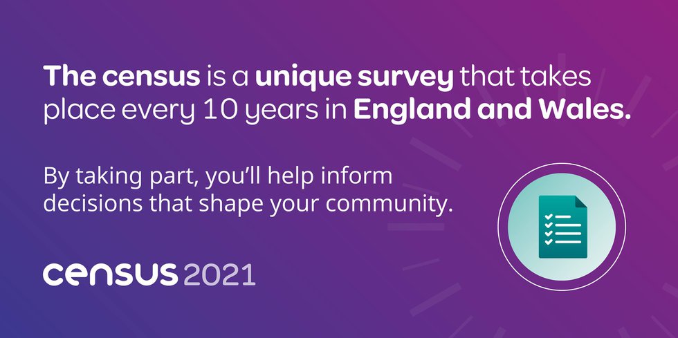 The Census is a unique survey that takes place every 10 years