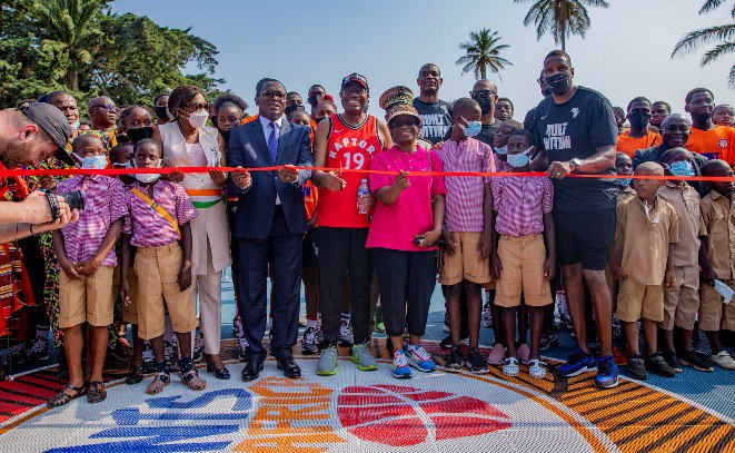 African greats inaugurate sports facility for disadvantaged youth