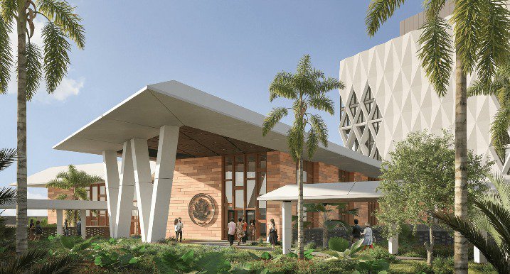 An impressionn of the new U.S. Consulate General in Lagos