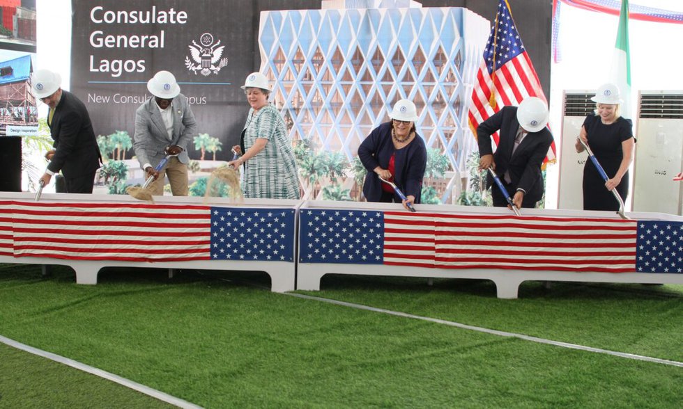 Ground breaking of the new U.S. Consulate General in Lagos