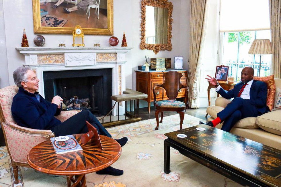 Wamkele Mene met with UK's former Prime Minister - Tony Blair