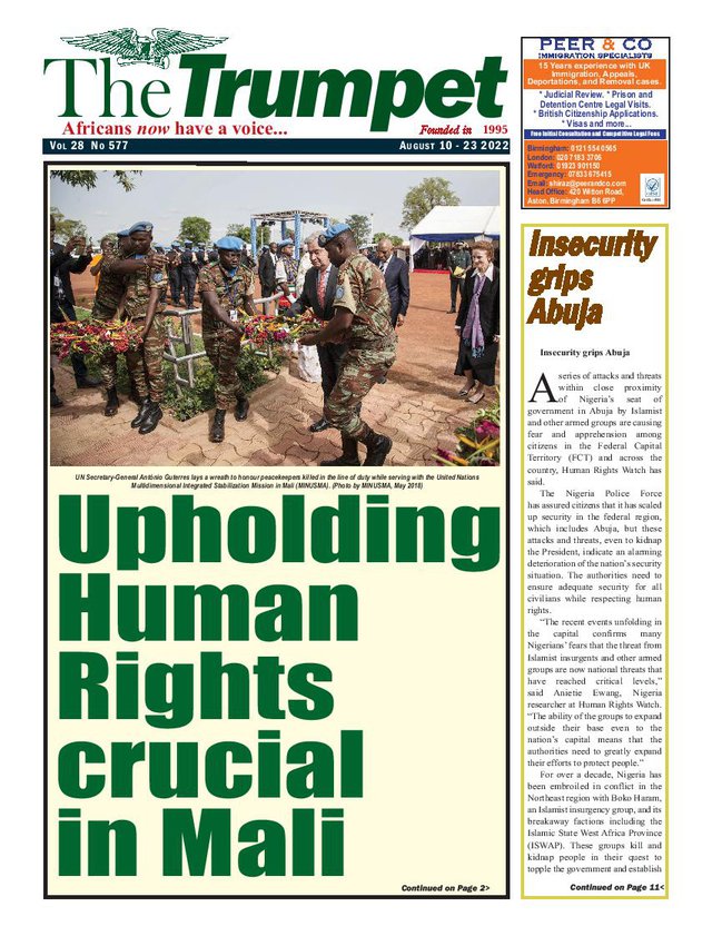 The Trumpet Newspaper Issue 577 (August 10 - 23 2022)