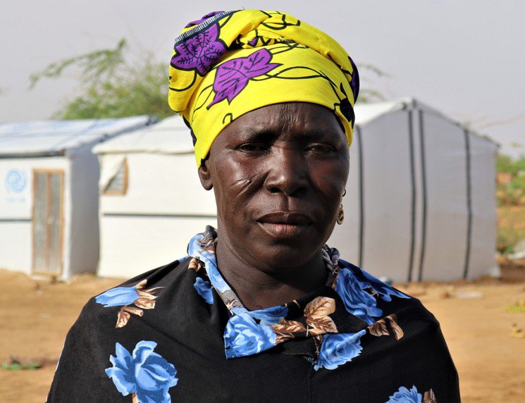 Dapoa, a displaced woman currently living in Dori
