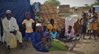Yero and his family in their camp in Dori