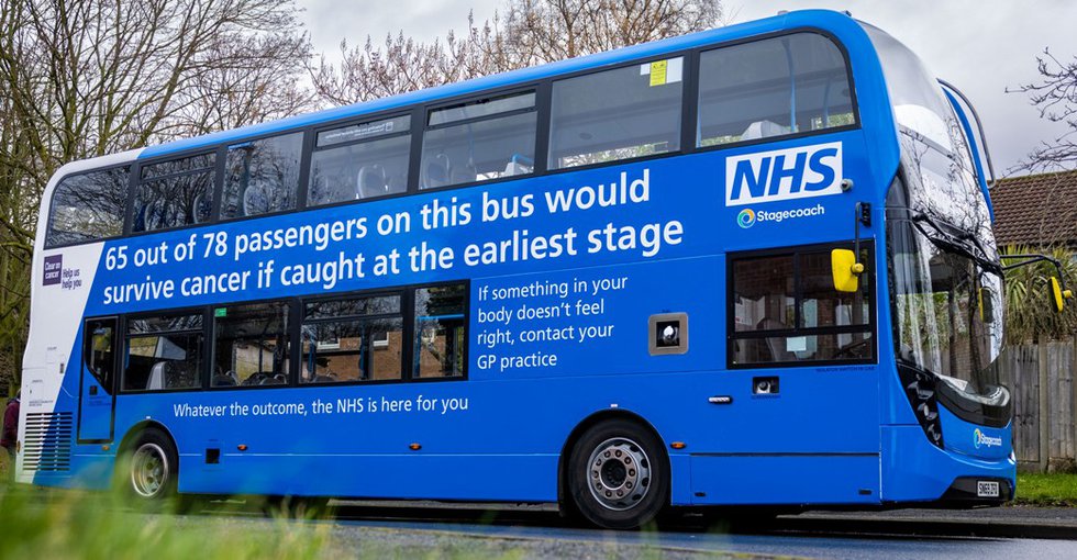 NHS Bus-ting Cancer Bus