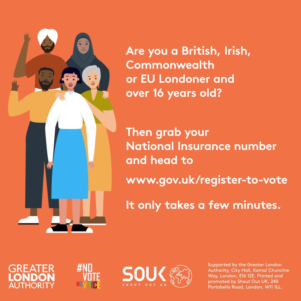 Who can register to vote in London and how