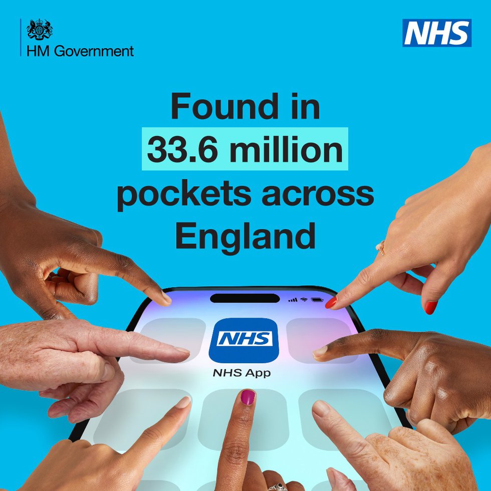 In 33.6m pockets - NHS App