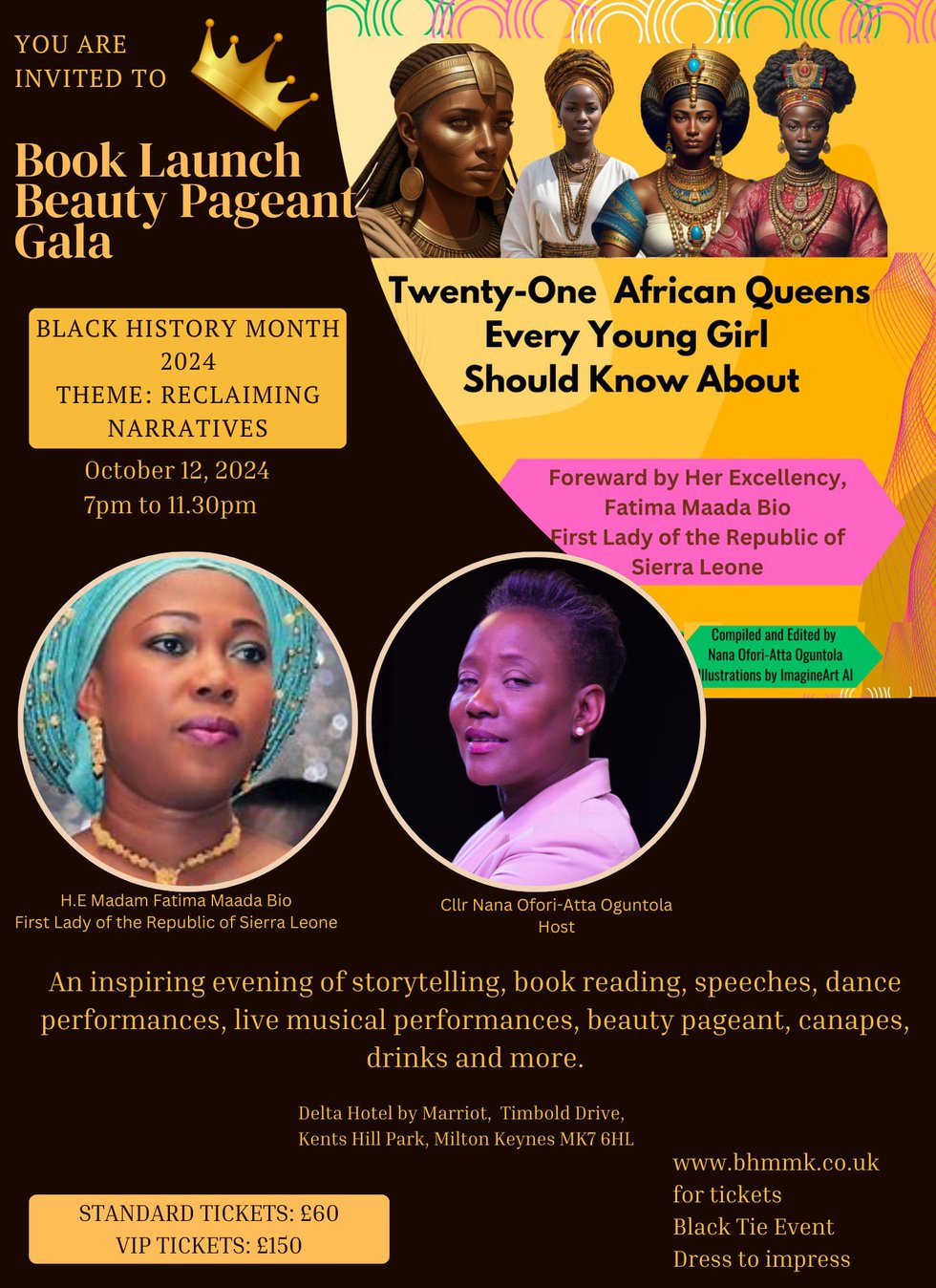 20 African Queens - Book Launch, Beauty Pageant and Gala